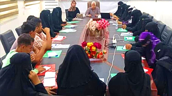 دورة بالأرشفة لموظفي ديوان جامعة لحج
